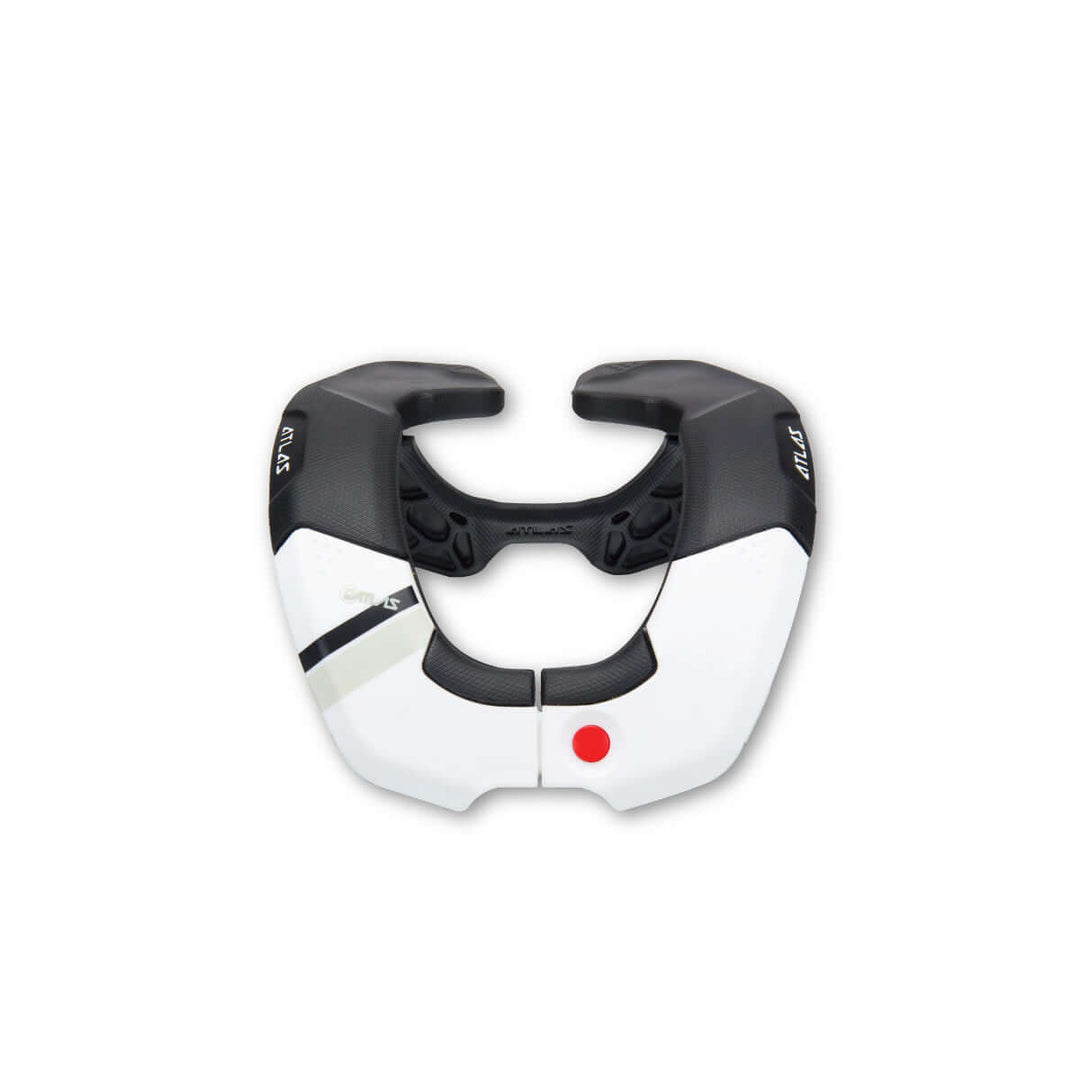 Atlas Broll kids neck brace for motocross, offroad & extreme sports, White