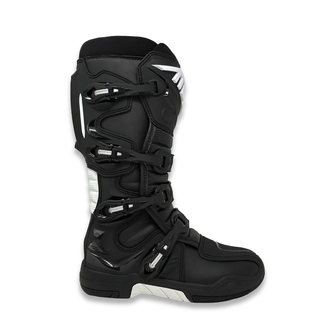 Atlas Traction Boot for motocross & offroad, Side, Black