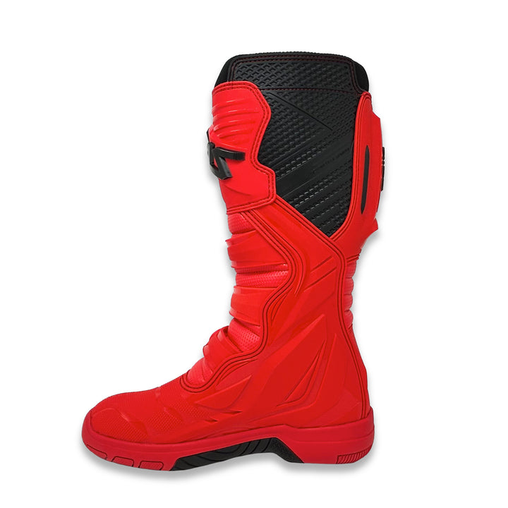 Atlas Traction Boot for motocross & offroad, Inside, Red